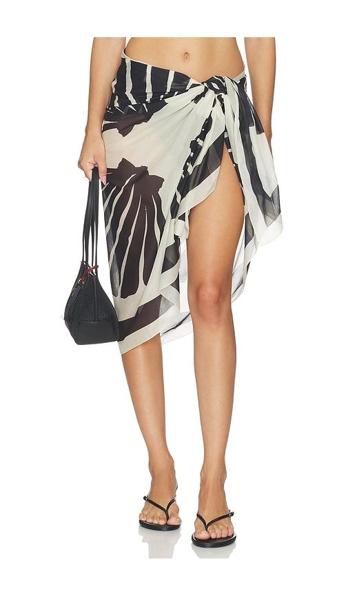 bembien sirena sarong in black.