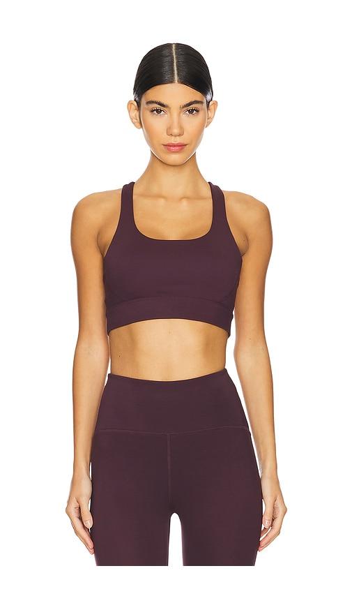 beyond yoga powerbeyond upsurge bra in purple. - size xl (also in xs)