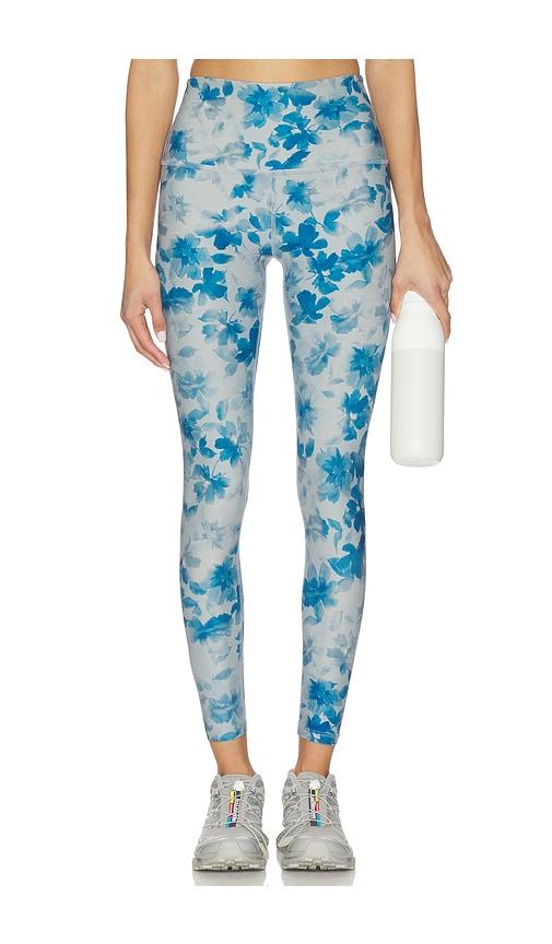 beyond yoga softmark high waisted midi legging in blue. - size l (also in xs, s, xl)
