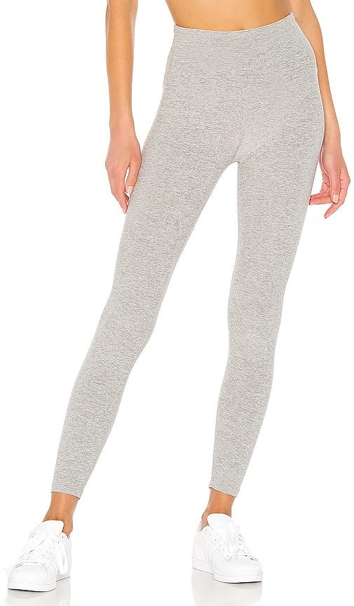 beyond yoga spacedye caught in the midi high waisted legging in grey. - size l (also in s, xs, m, xl)