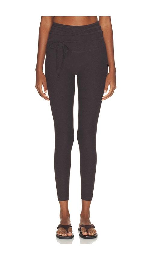 beyond yoga spacedye its a tie legging in brown. - size l (also in xs, s, m)