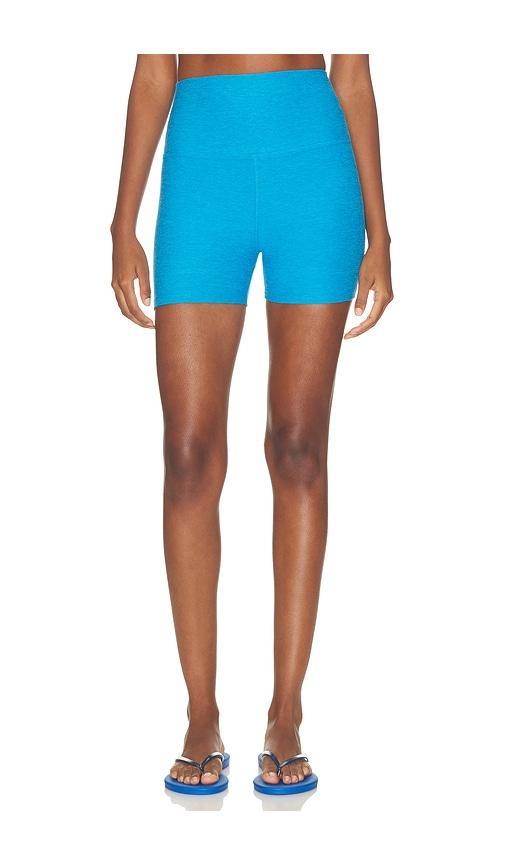 beyond yoga spacedye keep pace 3 short in blue. - size l (also in xs, s, m)