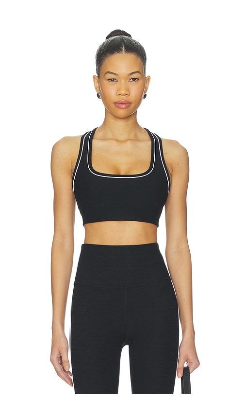 beyond yoga spacedye ready sports bra in black. - size l (also in xs)
