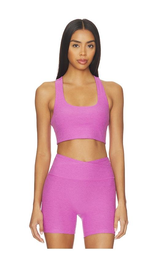 beyond yoga spacedye simplicity bra in purple. - size l (also in s, xs, m, xl)