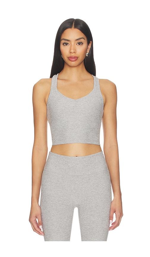 beyond yoga spacedye tank top in light grey. - size xl (also in xs)
