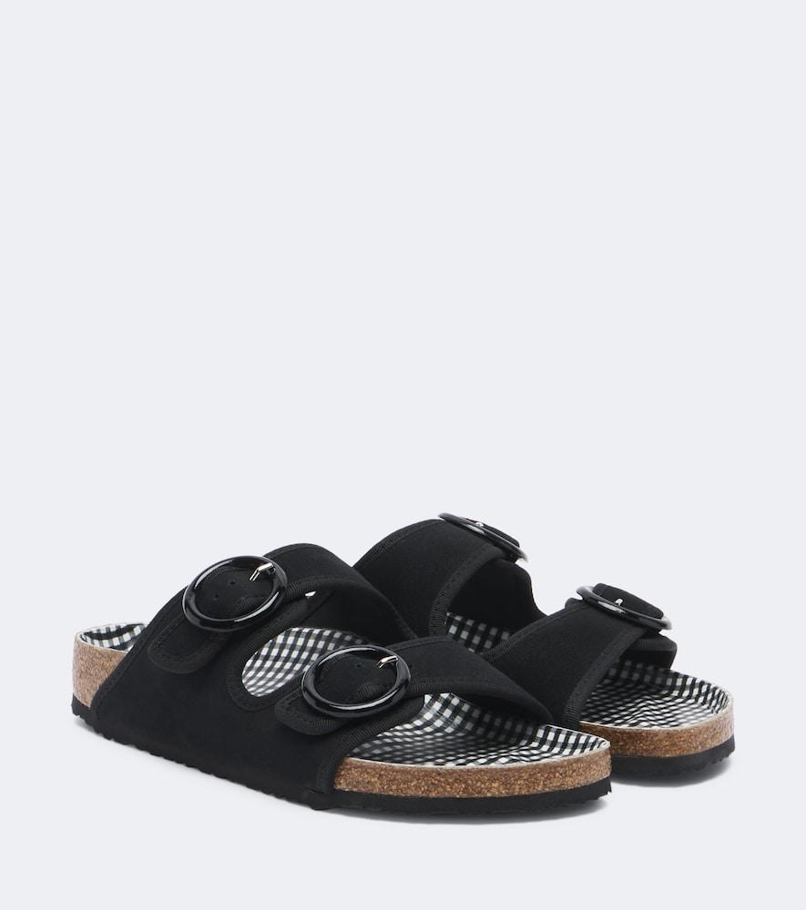 birkenstock 1774 x repetto arizona suede sandals