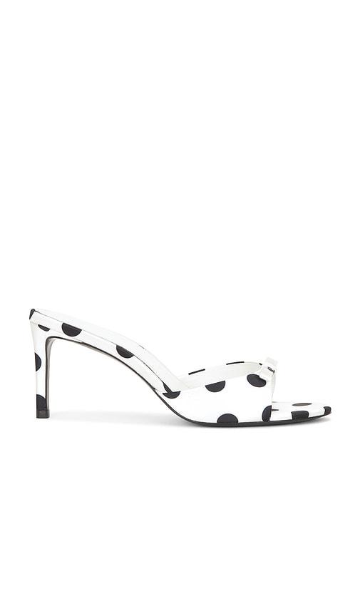 black suede studio albie 65 mule in white. - size 36 (also in 37, 38, 39)