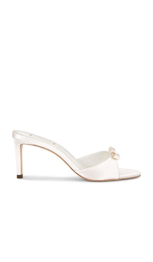black suede studio albie sandal in white. - size 35 (also in 36, 37, 37.5, 38, 38.5, 39, 40, 36.5, 39.5, 35.5)