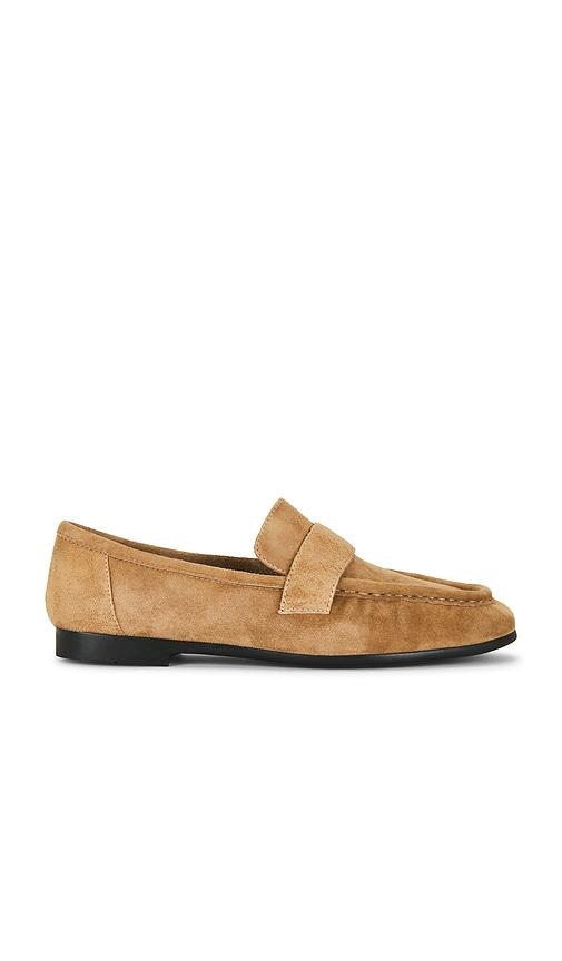 black suede studio arrow loafer in brown. - size 36 (also in 37, 38)