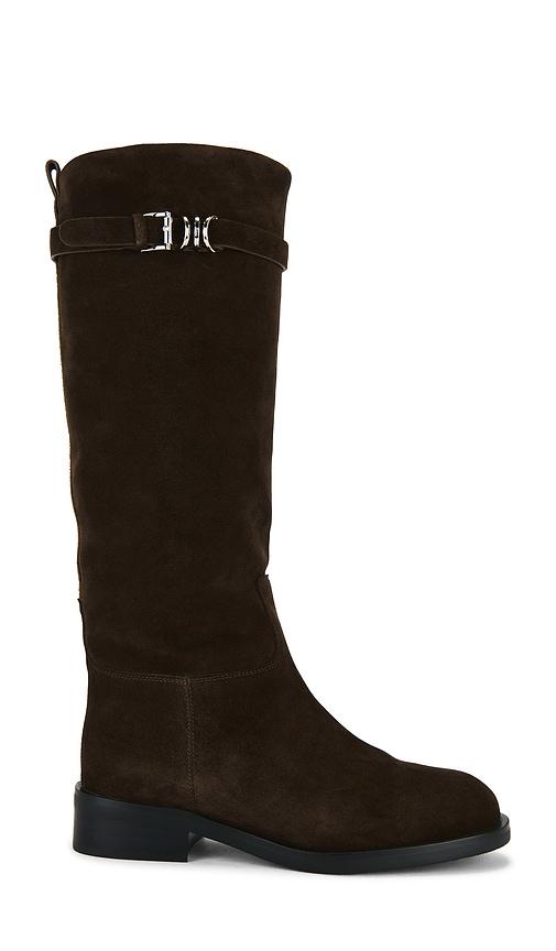 black suede studio ashley boot in brown. - size 36 (also in 37)