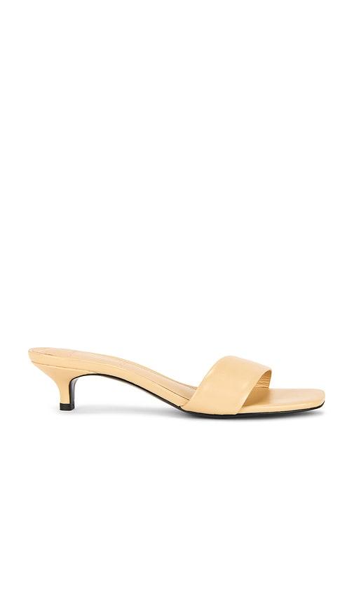 black suede studio avery 35 mule in cream. - size 39 (also in 40)