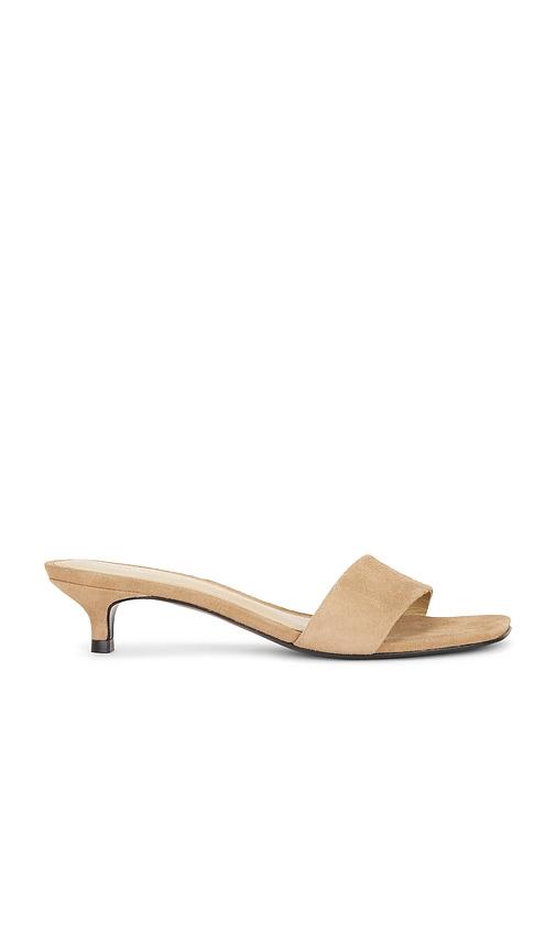 black suede studio avery 35 mule in neutral. - size 36 (also in 37, 38, 39)
