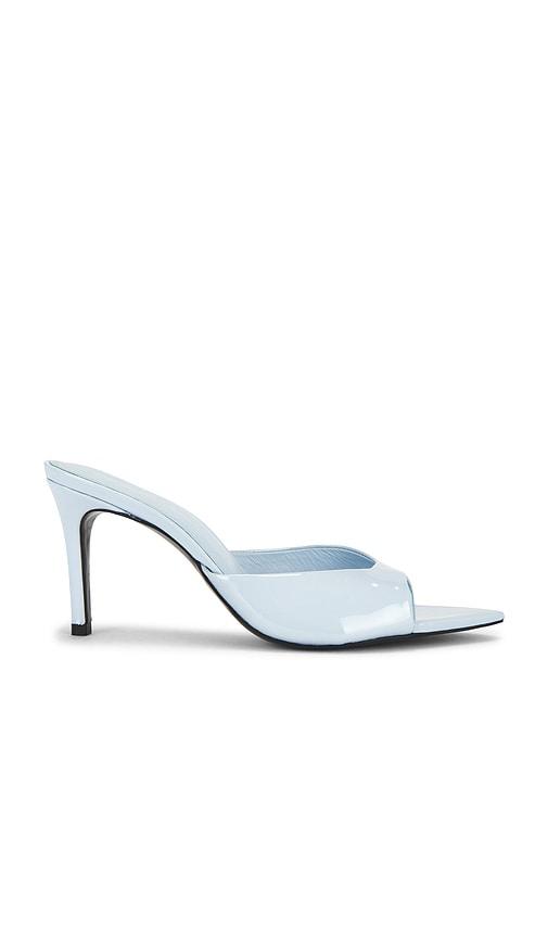 black suede studio brea 80 mule in baby blue. - size 37 (also in 39.5)