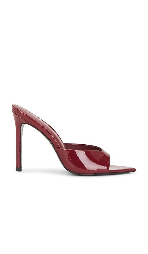 black suede studio brea mule in red. - size 36 (also in 37, 38, 39, 40)