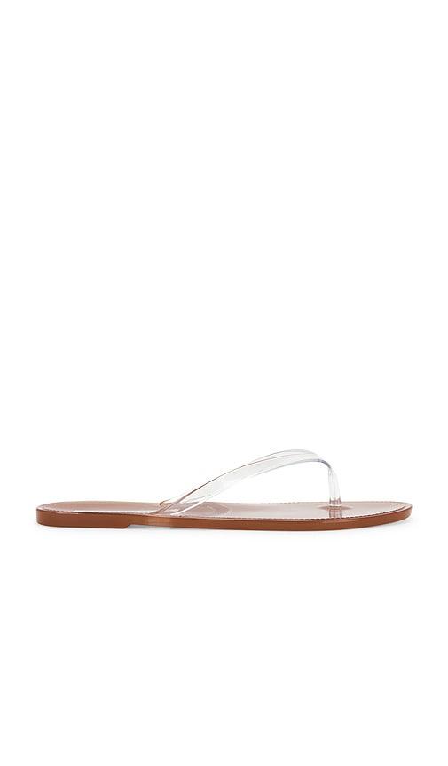 black suede studio crystal flip flop in brown. - size 37 (also in 38)