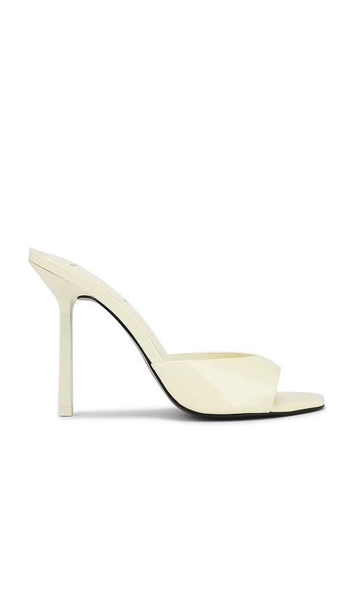 black suede studio juicy 100 mule in lemon. - size 36 (also in 37, 38, 39)