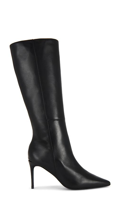 black suede studio kath 80 boot in black. - size 40 (also in 41)