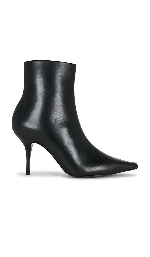 black suede studio lainey 80 boot in black. - size 36 (also in 37, 38, 39, 40, 41)