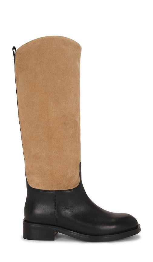 black suede studio pace boot in beige. - size 36 (also in 37, 40)
