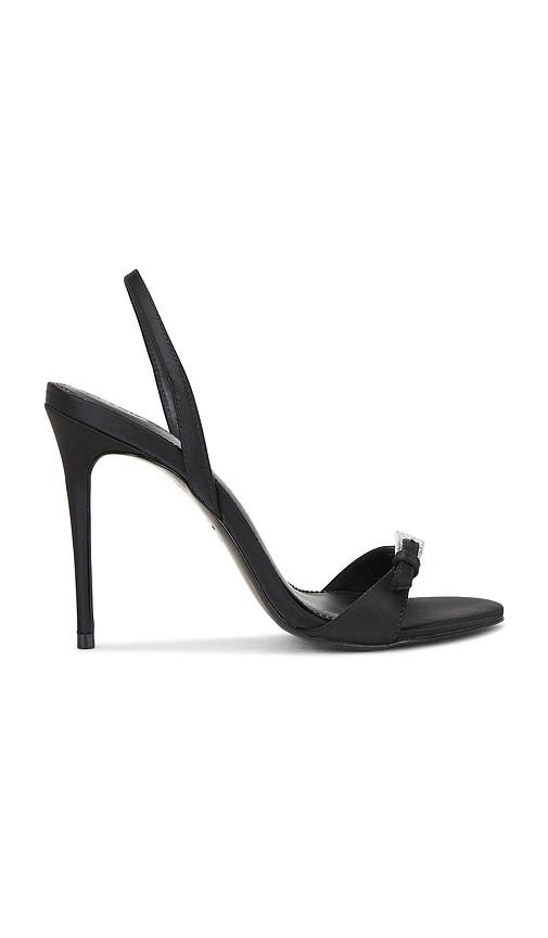 black suede studio romi 100 sandal in black. - size 36 (also in 37.5, 38, 38.5)