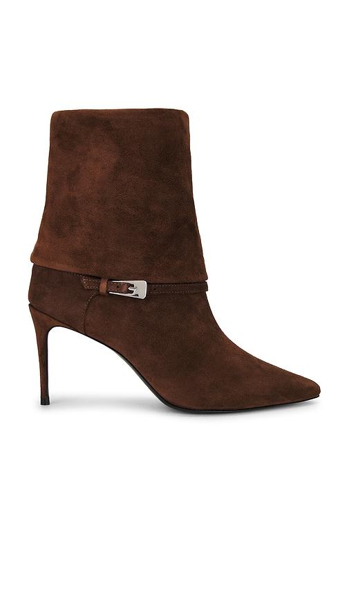 black suede studio simone 80 boot in brown. - size 36 (also in 39, 41)