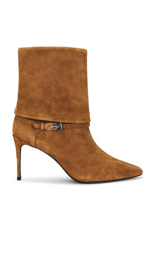 black suede studio simone 80 boot in brown. - size 38 (also in 39, 41)