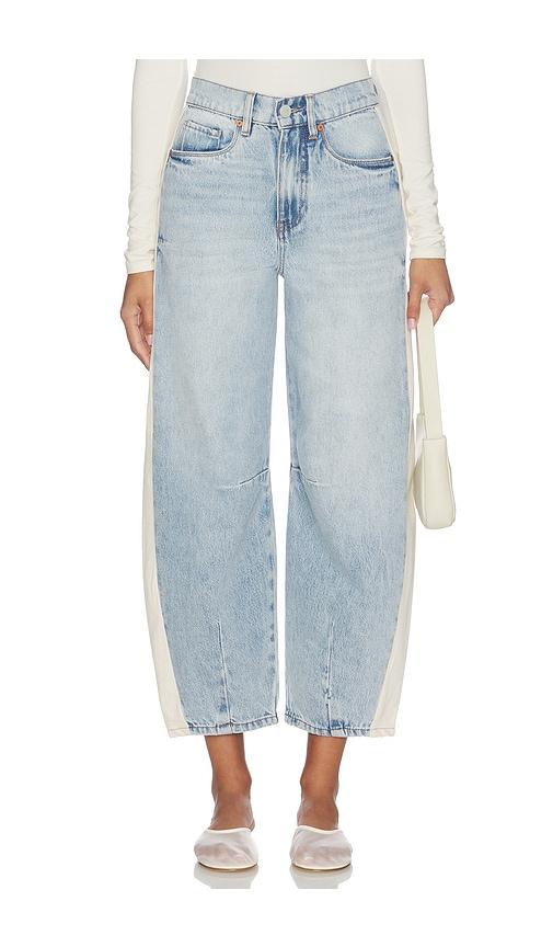 blanknyc barrel leg jean in blue. - size 24 (also in 25, 26, 27, 28, 29, 30, 31)