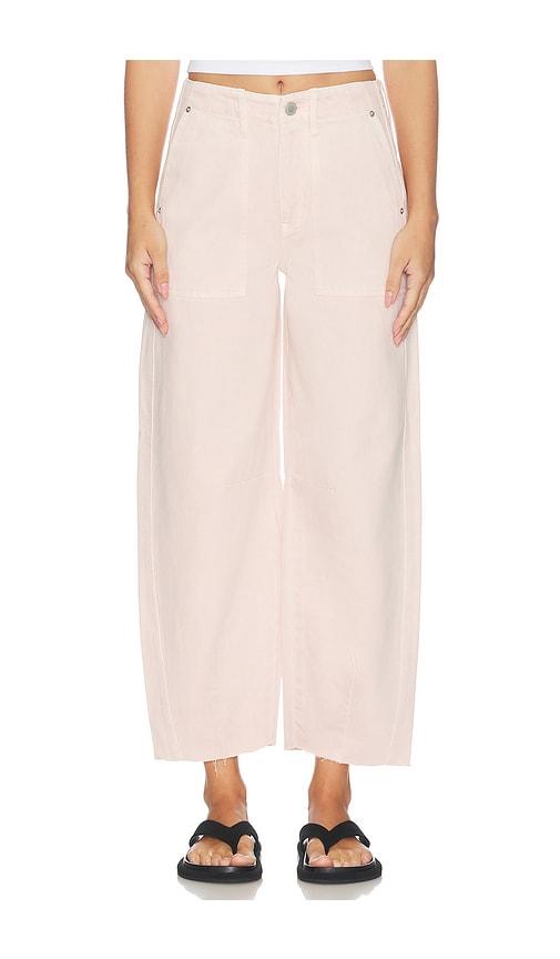 blanknyc barrel leg jean in pink. - size 24 (also in 25, 26, 27, 28, 29, 30, 31)