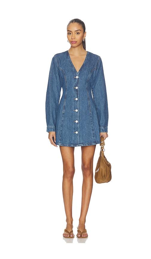 blanknyc denim dress in blue. - size l (also in xs, s)