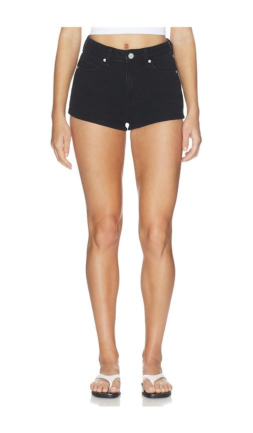 blanknyc denim short in black. - size 24 (also in 25, 26, 27, 28, 29, 30, 31)