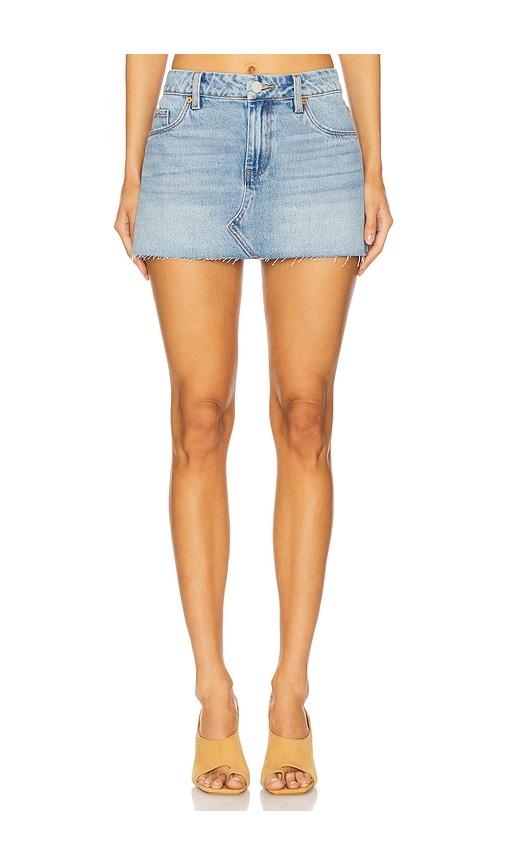 blanknyc denim skirt in rose garden in blue. - size 26 (also in 27)