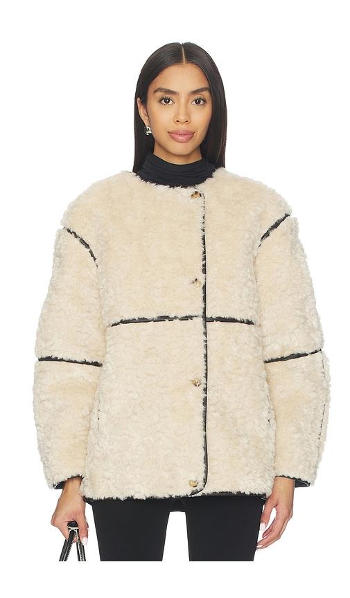 blanknyc jacket in cream. - size l (also in s, m)