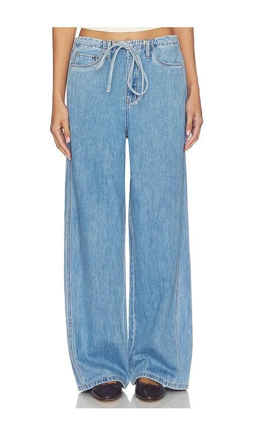 blanknyc tie barrel jeans in blue. - size m (also in xs, s)