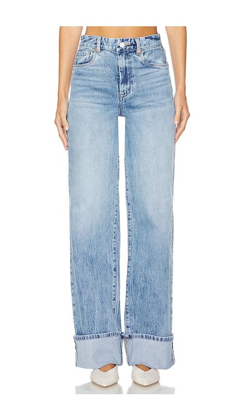blanknyc wide leg jean in denim-light. - size 26 (also in 29)