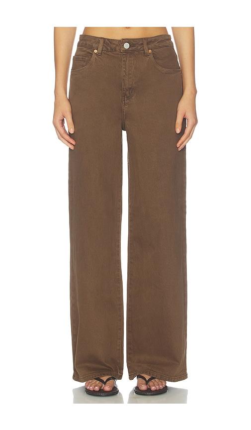 blanknyc wide leg jeans in brown. - size 25 (also in 26, 27, 28, 29, 30, 31)