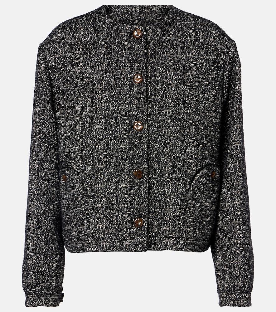 blazé milano antalya mélange cotton-blend jacket