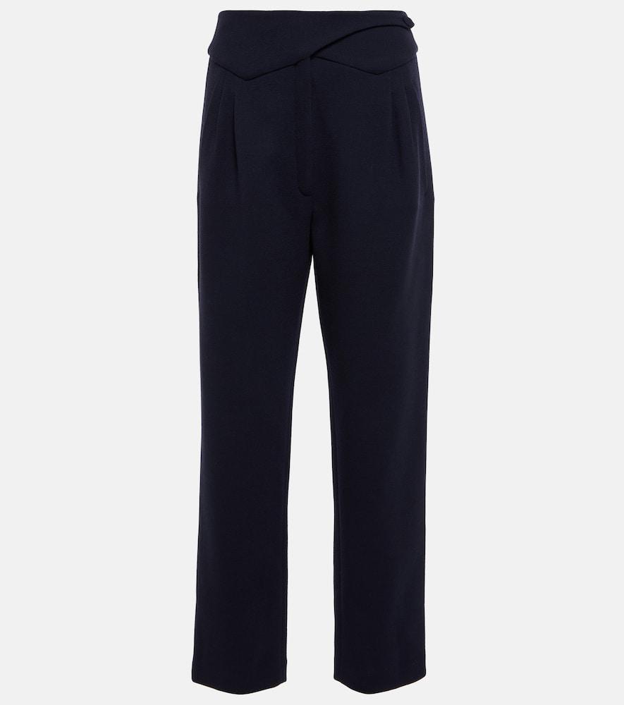 blazé milano basque high-rise virgin wool pants