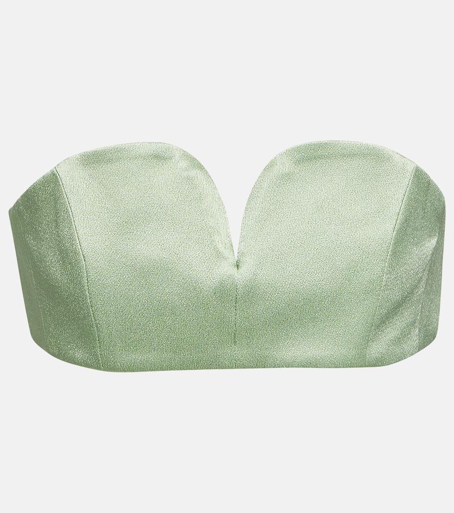 blazé milano clyde satin bandeau bra