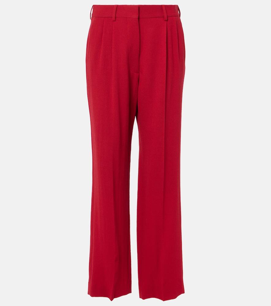 blazé milano cool & easy wool wide-leg pants