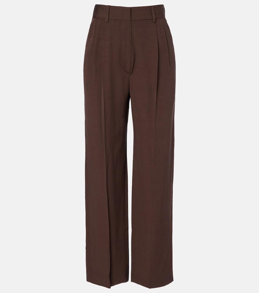 blazé milano fox wide-leg pants