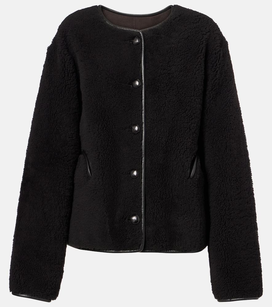 blazé milano gliss reversible shearling jacket