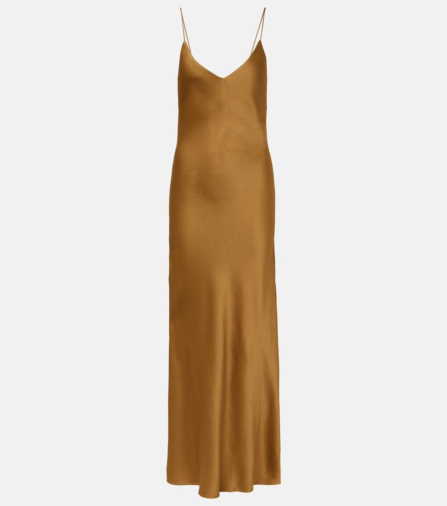 blazé milano manipur satin slip dress
