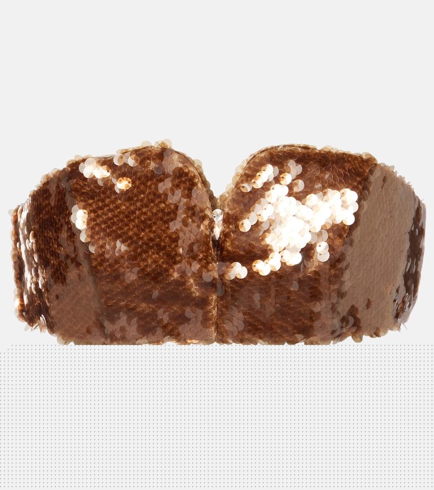 blazé milano sequined bra top