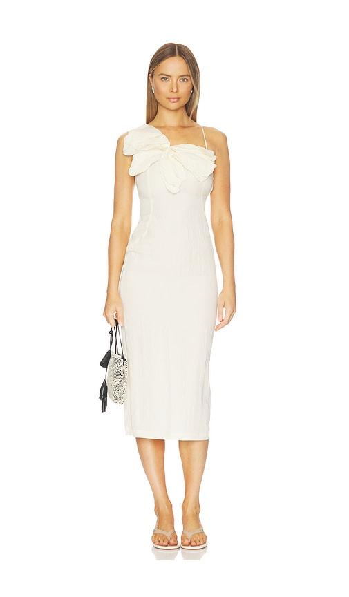 blumarine butterfly bow dress in cream. - size 36 (also in 38, 40)