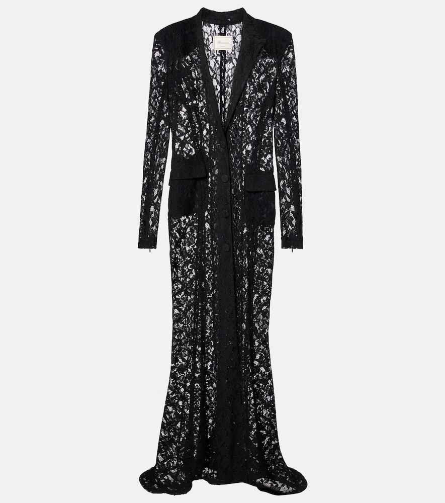 blumarine lace maxi dress