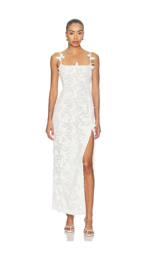 blumarine macrame lace dress in white. - size 36 (also in 38, 42)