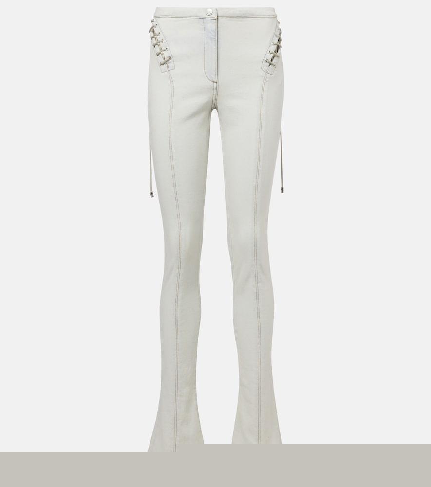 blumarine mid-rise slim jeans