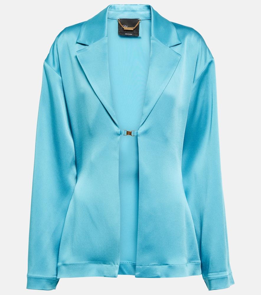 blumarine satin top