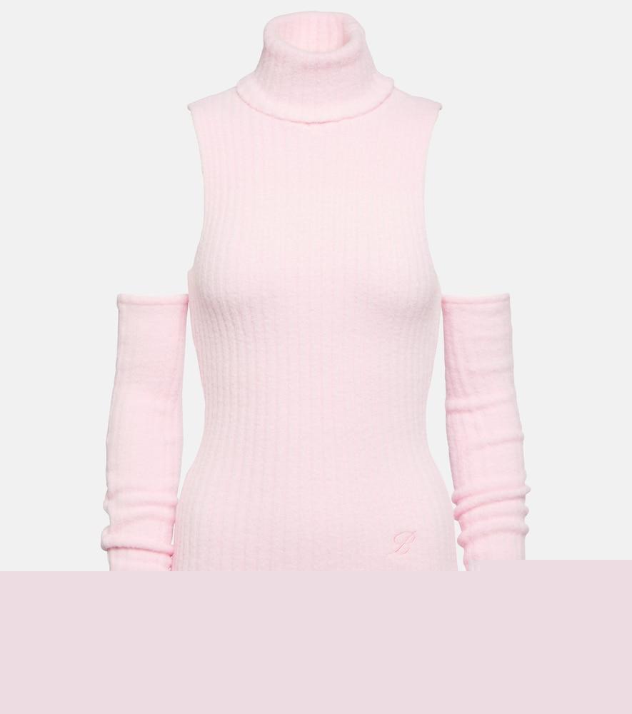 blumarine sleeveless high-neck top