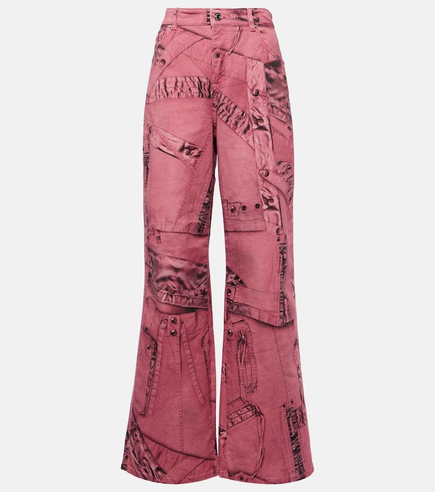 blumarine wide-leg jeans